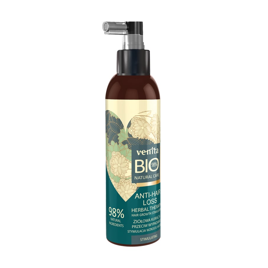 Уцінка! Засіб проти випадіння та посивіння волосся Venita Bio Natural Care Anti-Hair Loss, 200 мл