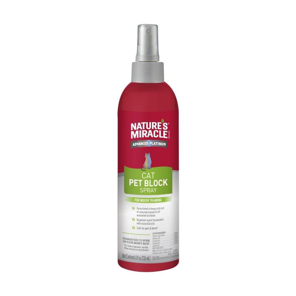 Уцінка! Засіб-спрей для котів 8in1 Nature's Miracle JFC Pet Block Cat Repellent Spray Відлякувальний, 236 мл