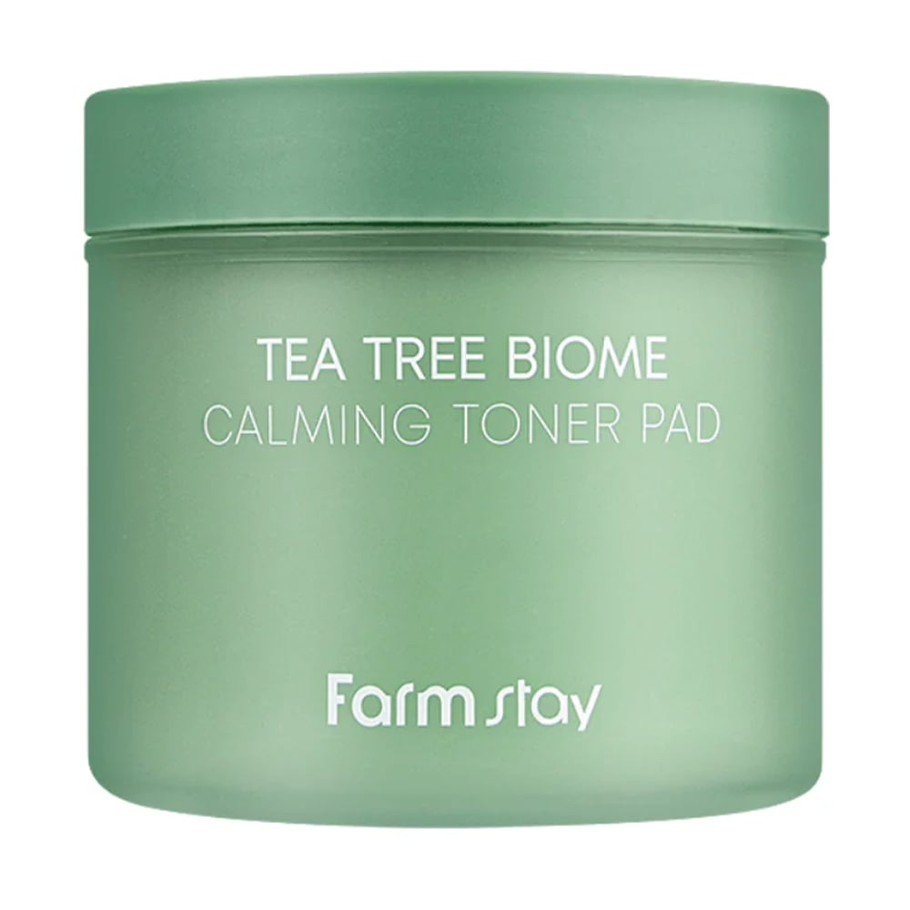 Уцінка! Заспокійливі тонер-диски для обличчя FarmStay Tea Tree Biome Calming Toner Pad з екстрактом чайного дерева, 140 мл, 70 шт