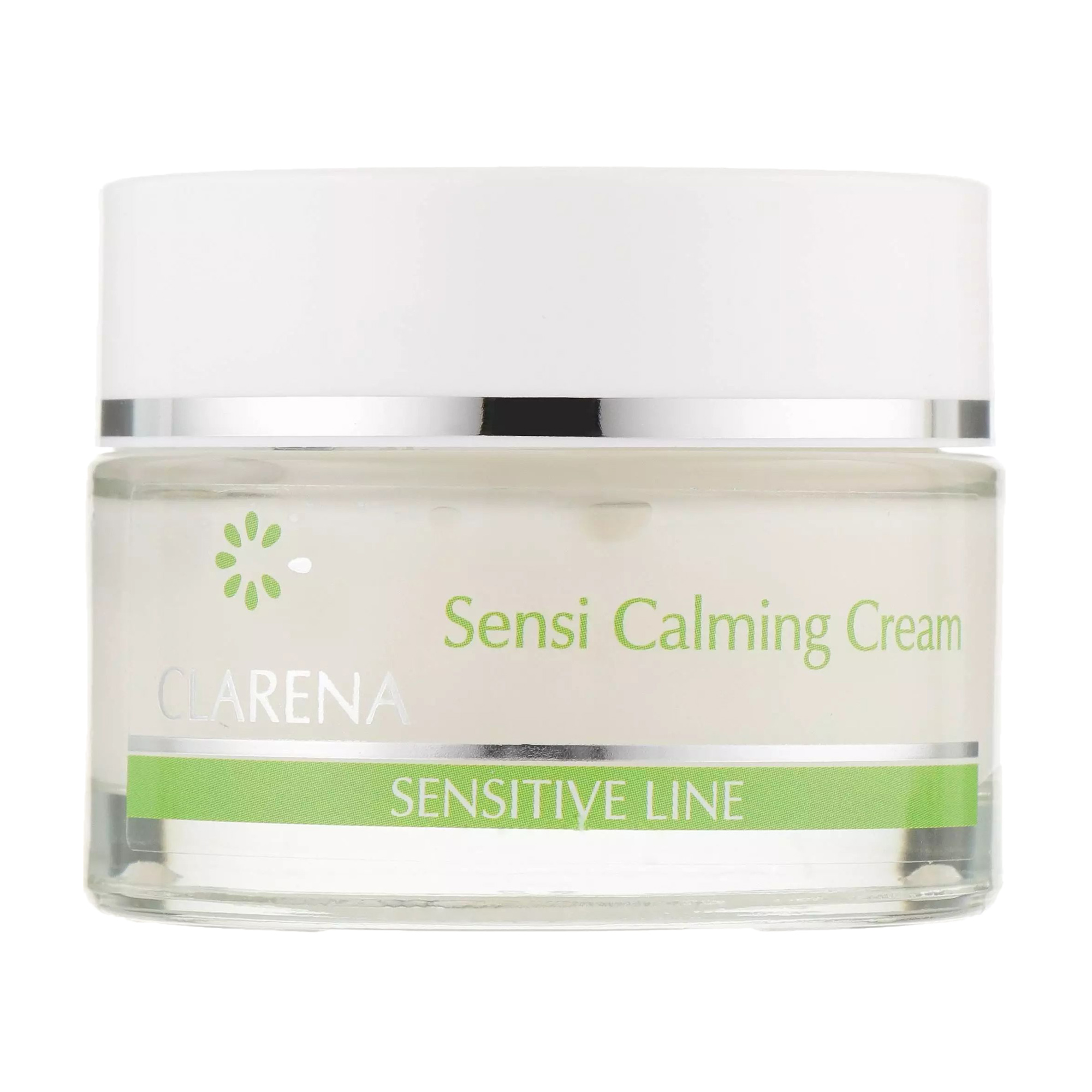 Уцінка! Заспокійливий та захисний крем для обличчя Clarena Sensitive Line Sensi Calming Cream для куперозної шкіри, 50 мл