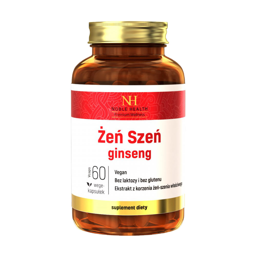 Уцінка! Женьшень Noble Health Ginseng, 60 капсул