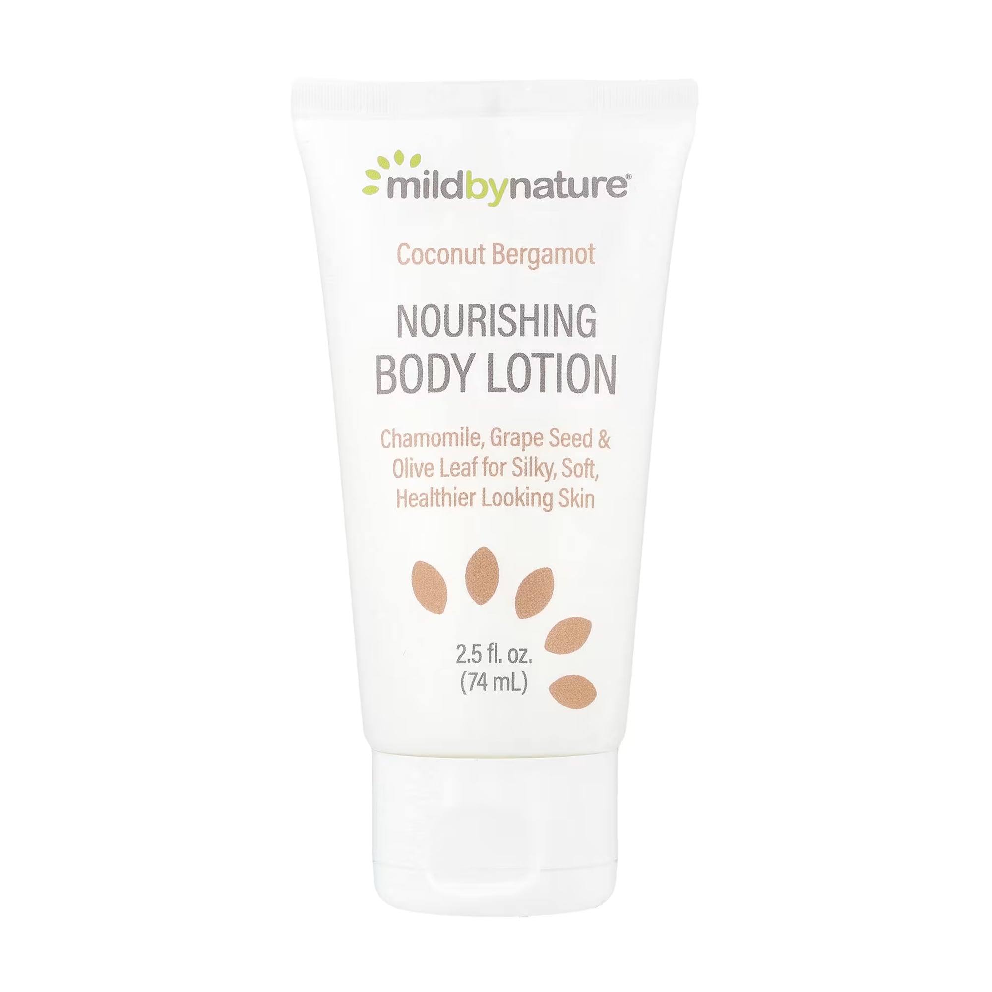 Уцінка! Живильний лосьйон для тіла mild by nature Coconut Bergamot Nourishing Body Lotion з кокосом та бергамотом, 74 мл