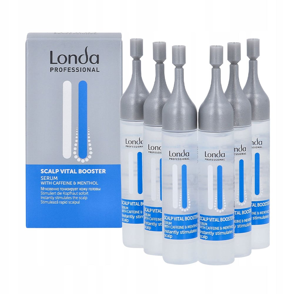 Уцінка! Зміцнювальна сироватка Londa Professional Scalp Vital Booster Serum проти випадіння волосся, 6*9 мл