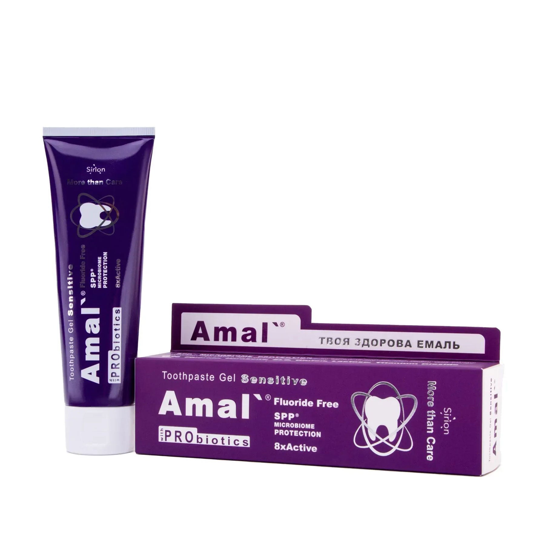 Уцінка! Зубна паста Amal' Sensitive PRObiotics з пробіотиками, 100 г