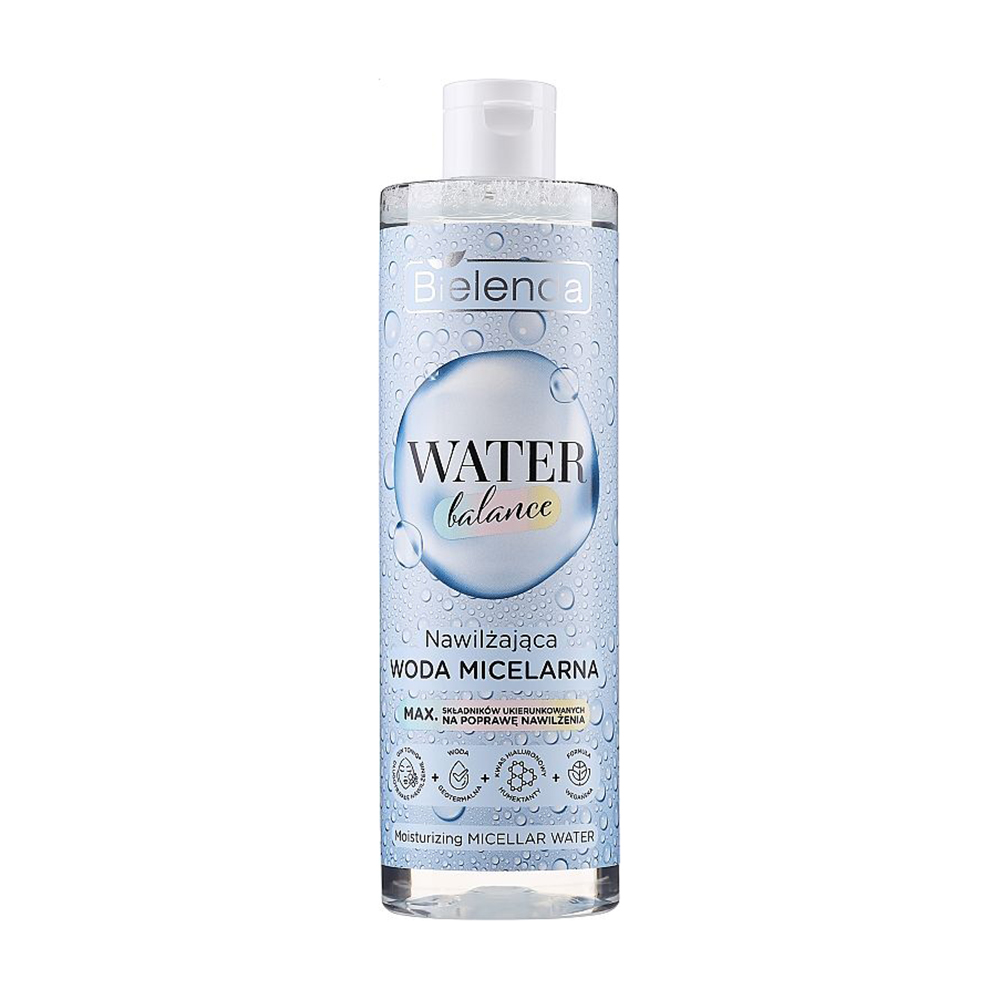 Уцінка! Зволожувальна міцелярна вода Bielenda Water Balance Moisturizing Micellar Water, 400 мл