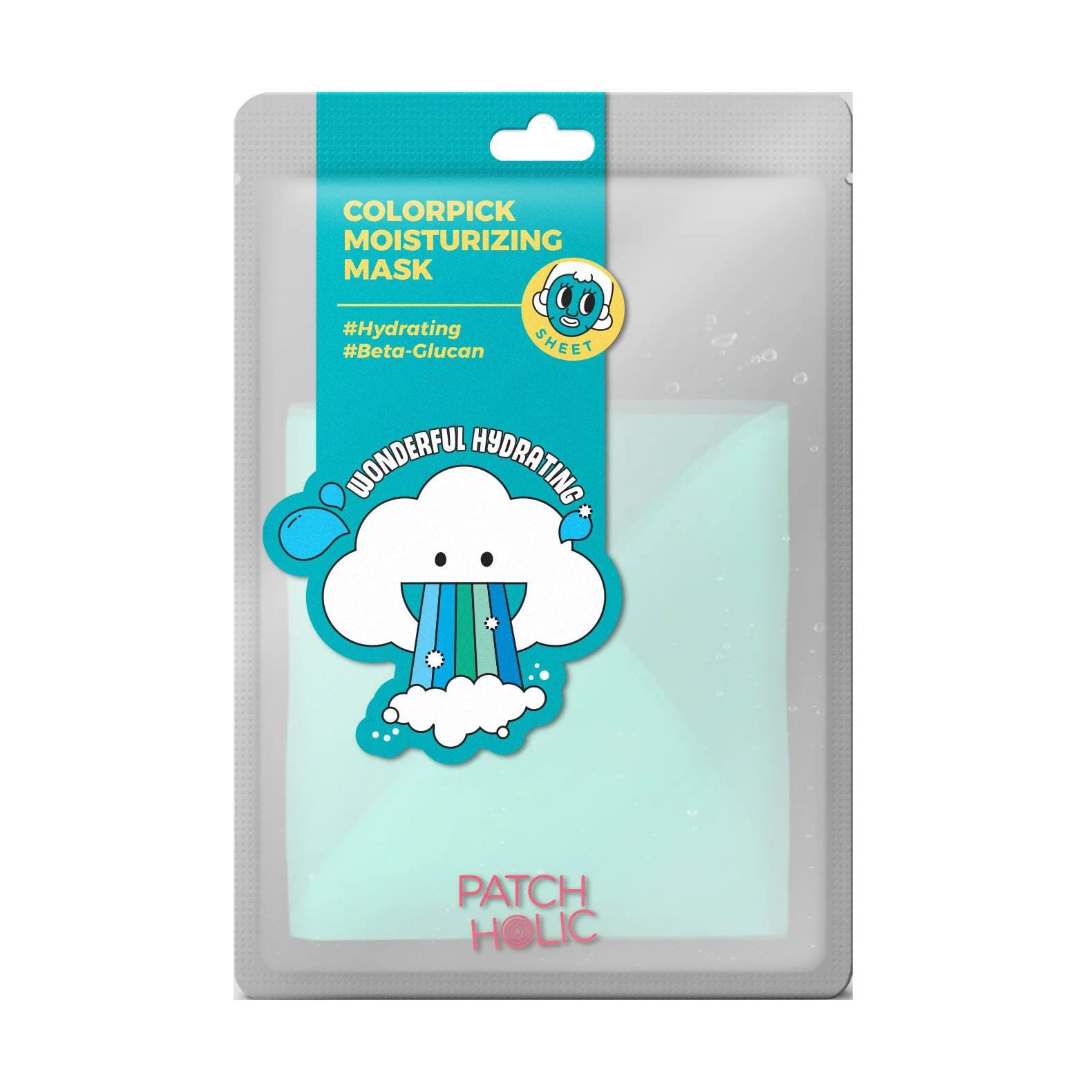 Уцінка! Зволожувальна тканинна маска для обличчя Patch Holic Colorpick Moisturizing Mask, 20 мл