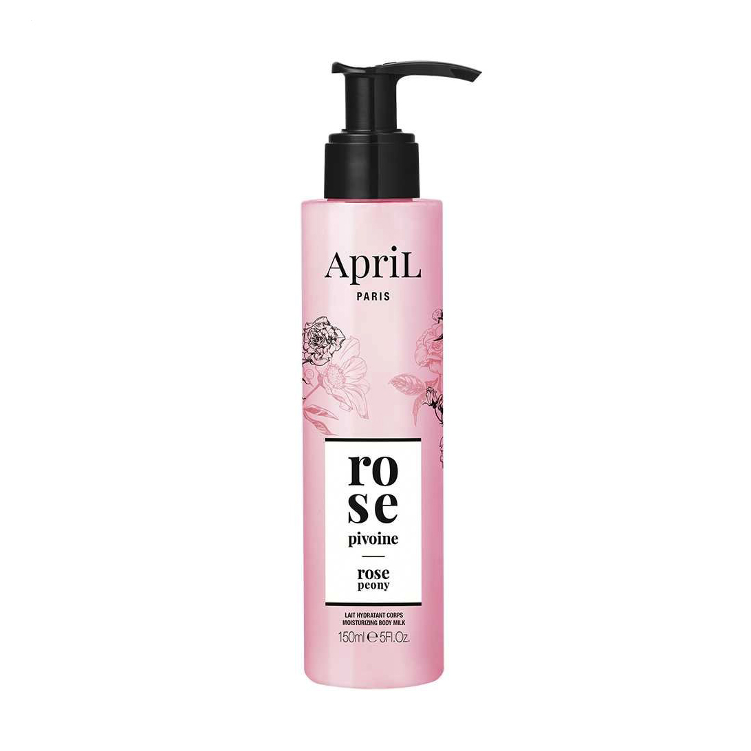 Уцінка! Зволожувальне молочко для тіла April Rose Peony Moisturizing Body Milk, 150 мл