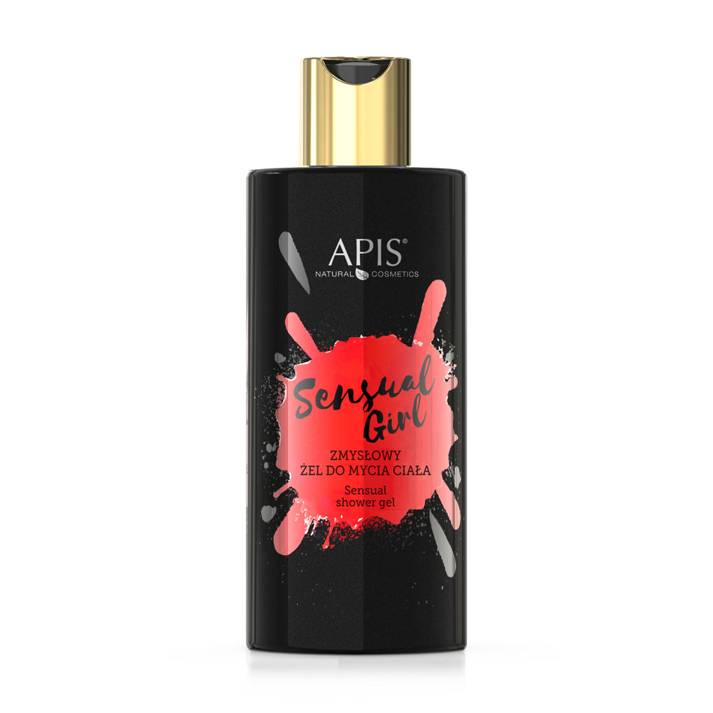 Уцінка! Зволожувальний гель для душу Apis Natural Cosmetics Sensual Girl Shower Gel, 300 мл