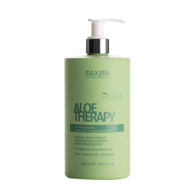 Уцінка! Зволожувальний крем-бальзам для волосся Maxima Professional Aloe Therapy Hydrating Cream Conditioner, 500 мл