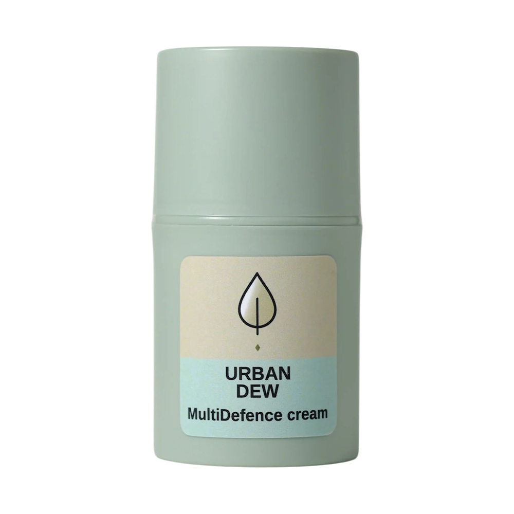 Уцінка! Зволожувальний крем для обличчя Urban Dew MultiDefence Cream з вітаміном С та гіалуроновою кислотою, 50 мл