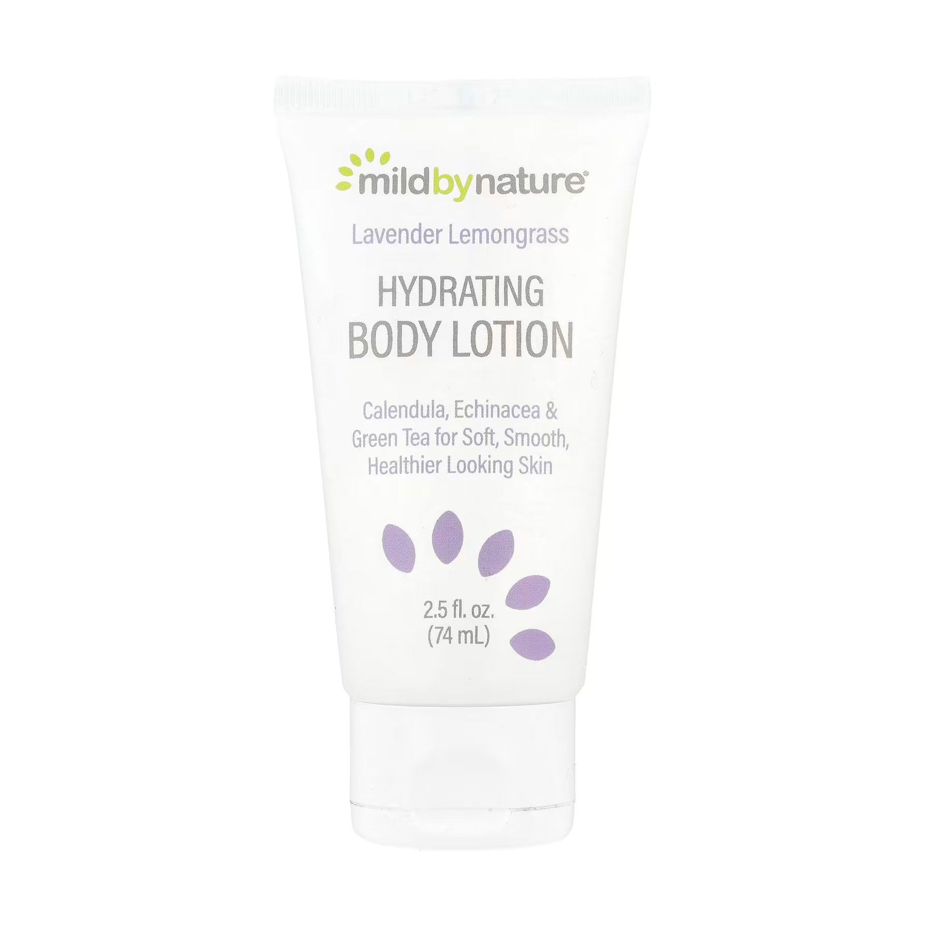 Уцінка! Зволожувальний лосьйон для тіла mild by nature Lavender Lemongrass Hydrating Body Lotion з лавандою та лемонграсом, 74 мл