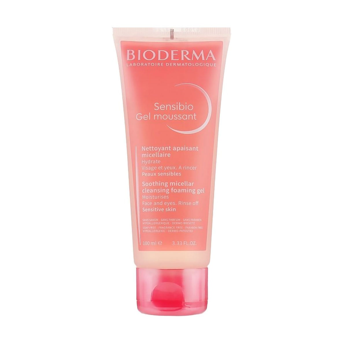 Уцінка! Зволожувальний міцелярний гель для обличчя та очей Bioderma Sensibio Soothing Micellar Cleansing Foaming Gel, 100 мл