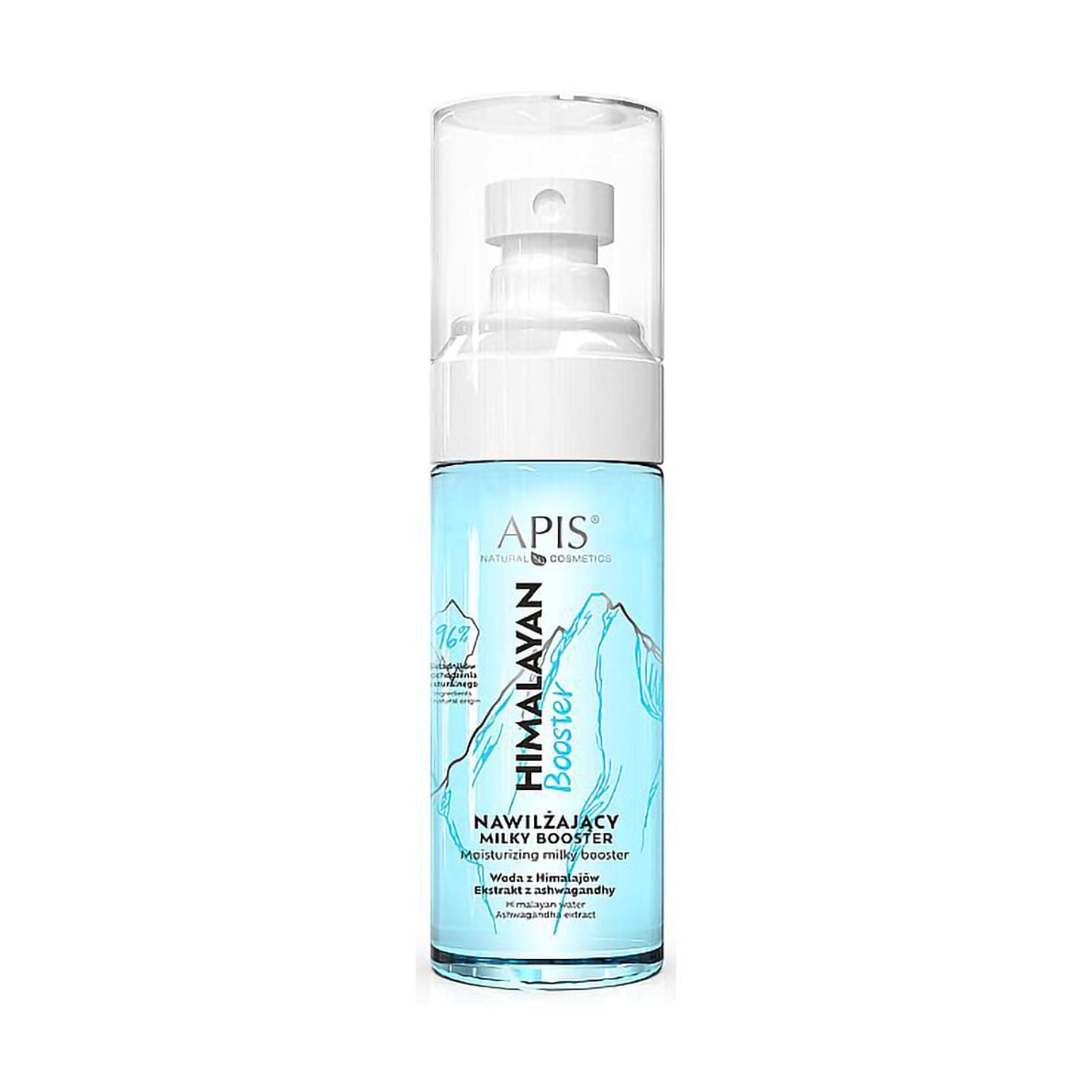 Уцінка! Зволожувальний молочний бустер для обличчя Apis Natural Cosmetics Himalayan Booster Moisturizing Milky Booster, 100 мл