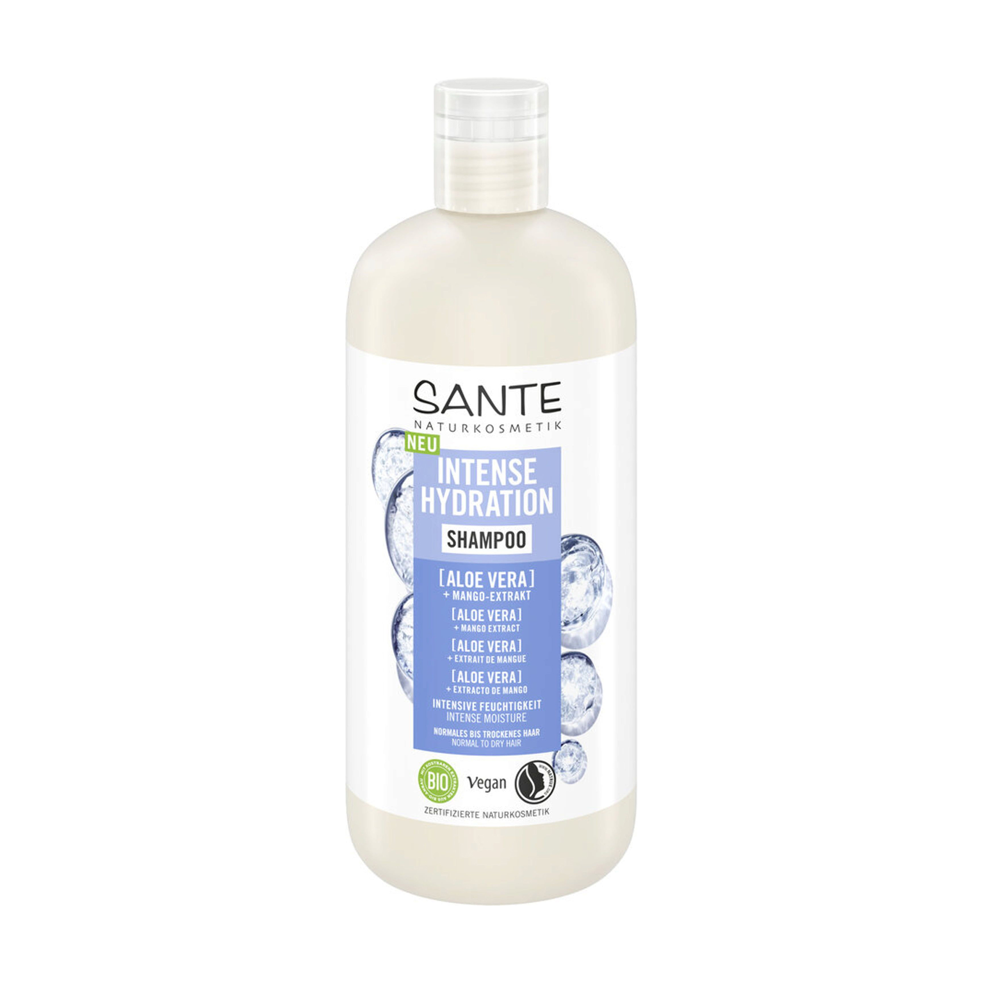 Уцінка! Зволожувальний шампунь для волосся Sante Intense Hydration Shampoo з алое та екстрактом манго, 500 мл