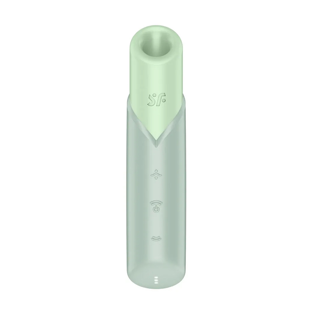 Вакуумний стимулятор клітора Satisfyer Naughty Kiss оливковий, 1 шт