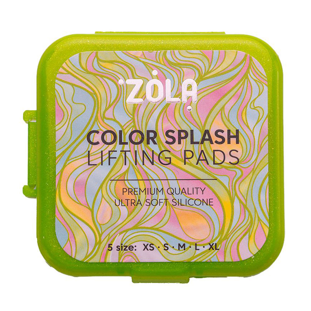 Валики для ламінування вій Zola Color Splash Lifting Pads розміри XS, S, M, L, XL, 5 пар