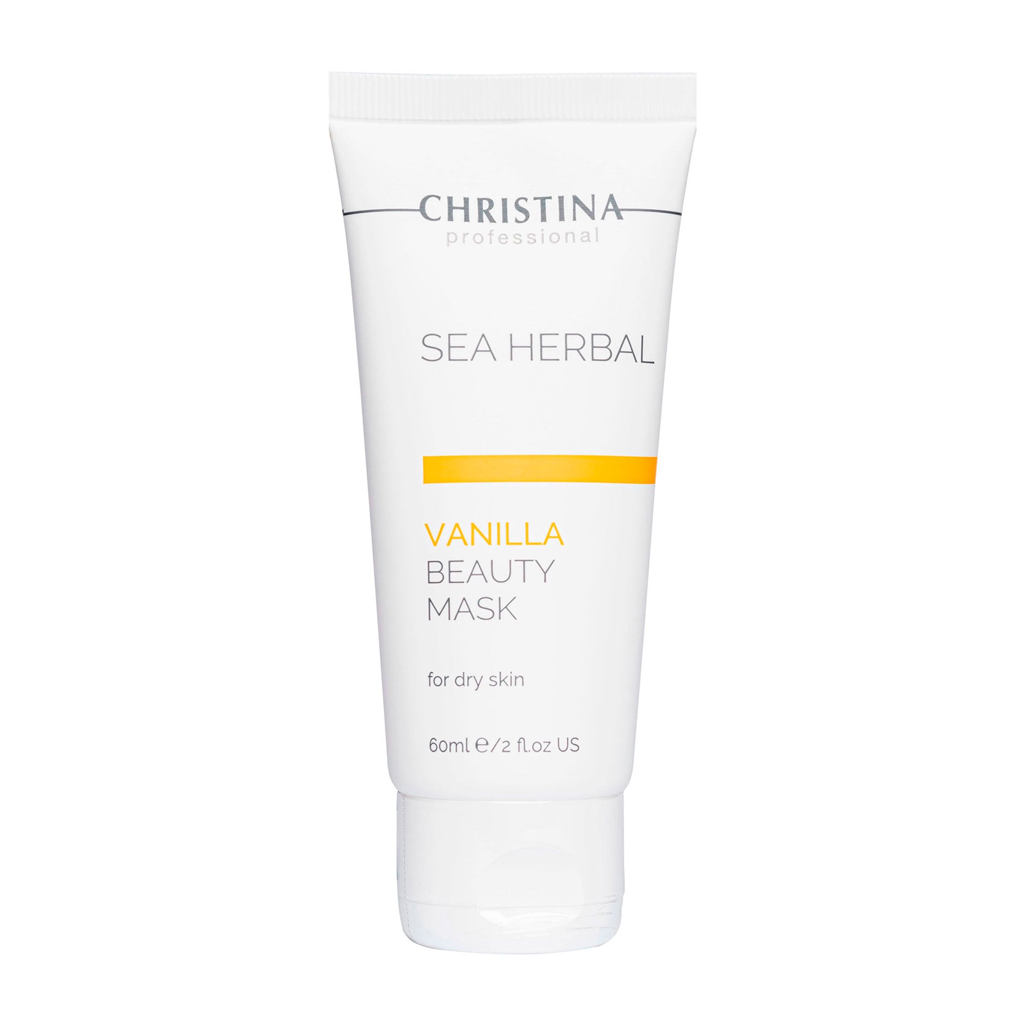 Ванільна маска для обличчя Christina Sea Herbal Beauty Mask Vanilla для сухої шкіри, 60 мл