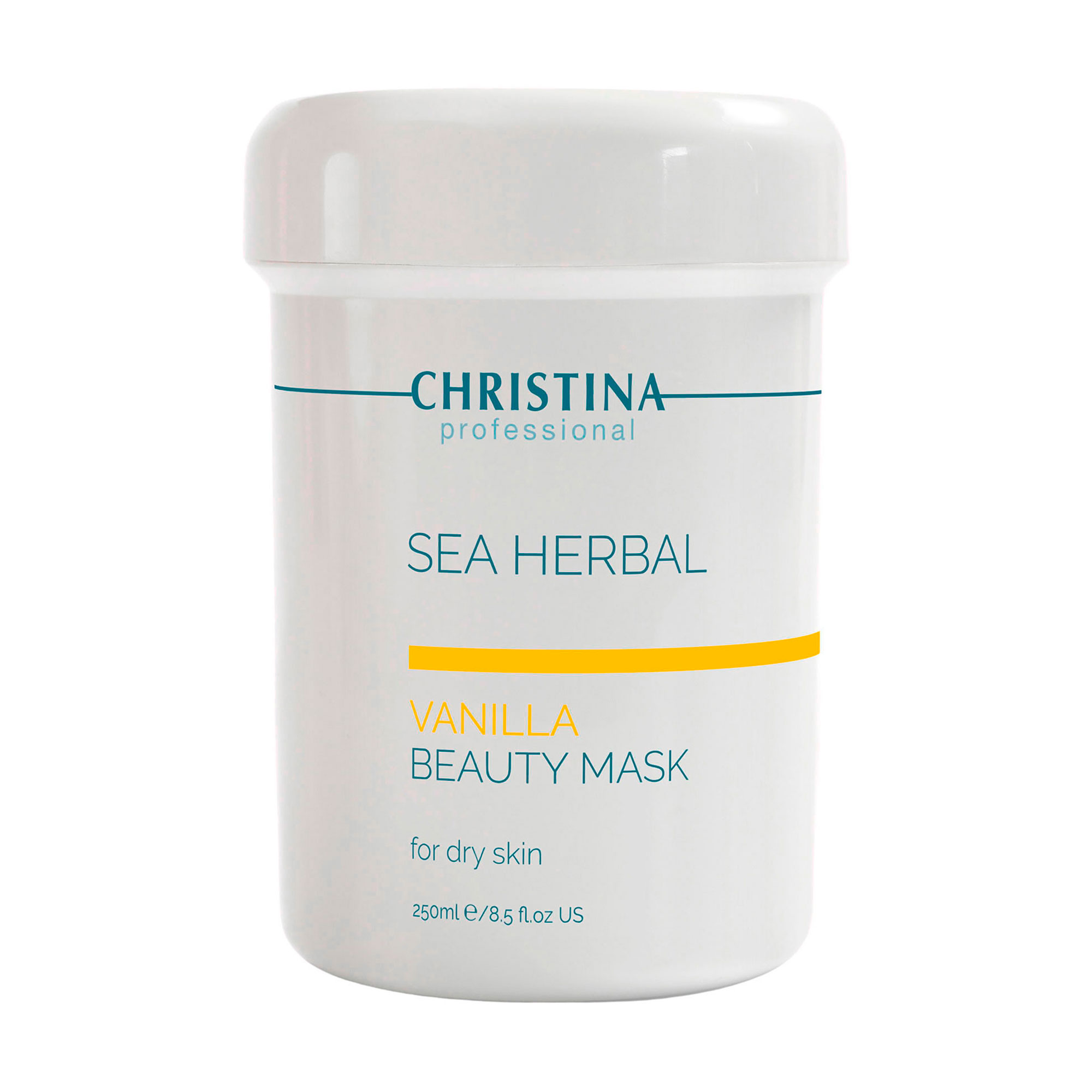 Ванільна маска для обличчя Christina Sea Herbal Beauty Mask Vanilla для сухої шкіри, 250 мл