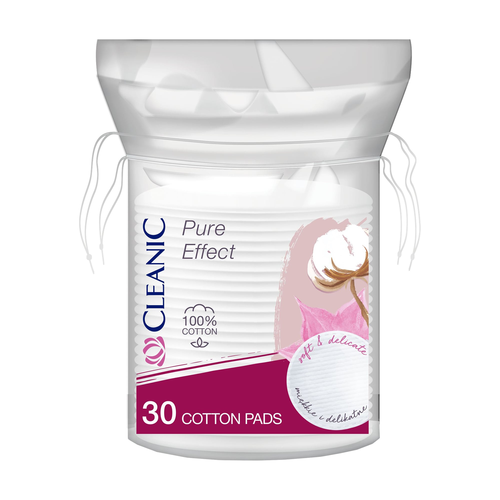 Ватні диски Cleanic Pure Effect, 30 шт