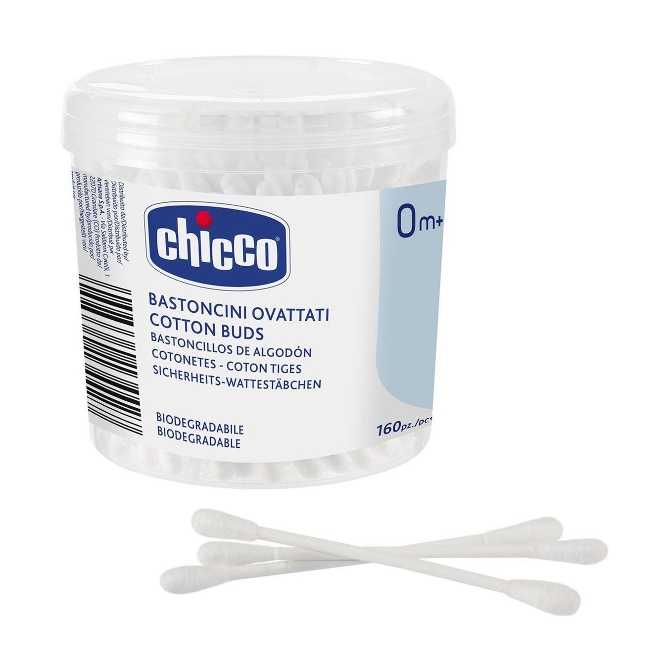 Ватяні палички Chicco, 160 шт (10442.00)