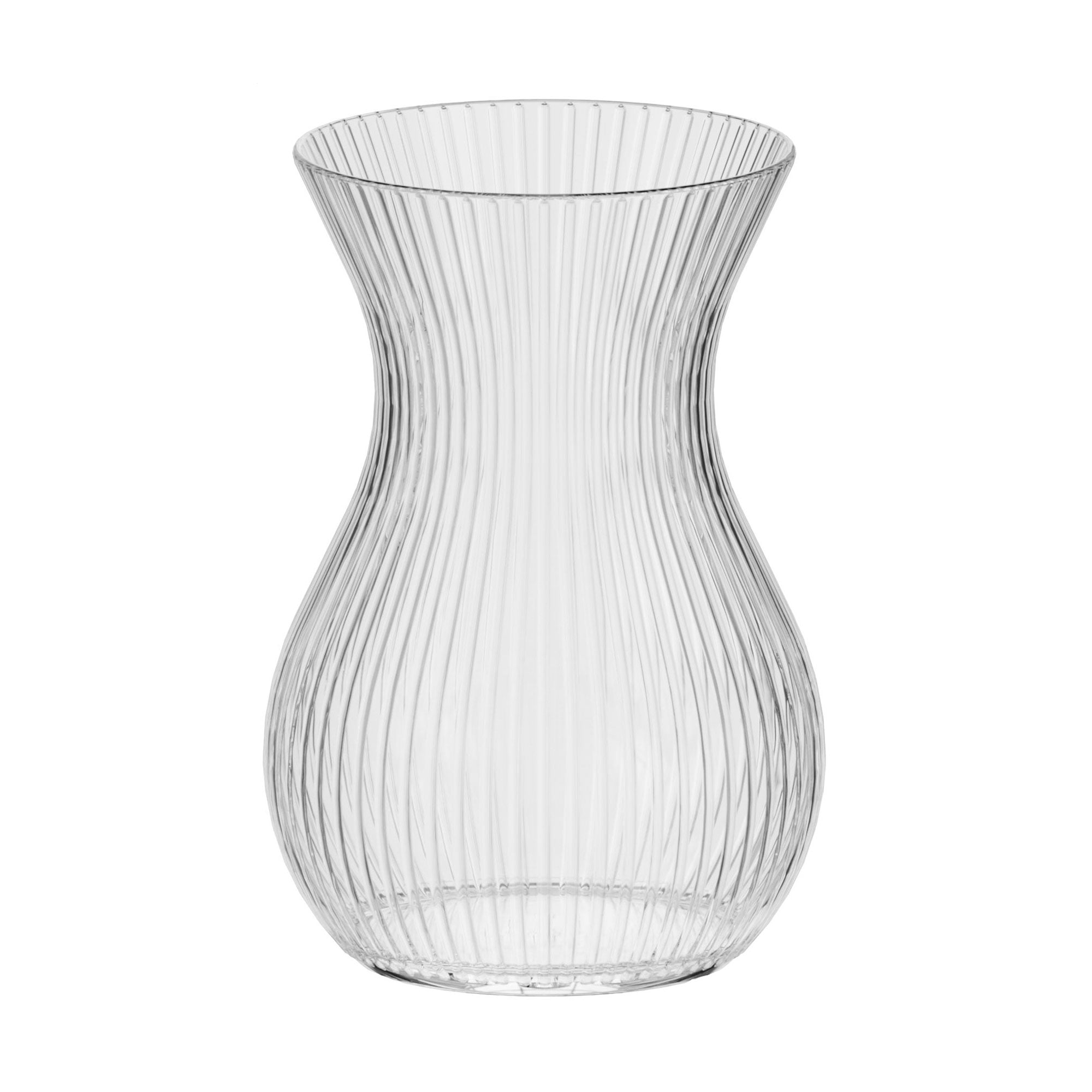 Ваза Trendglass Asta Ribs прозора, 18 см (35446)