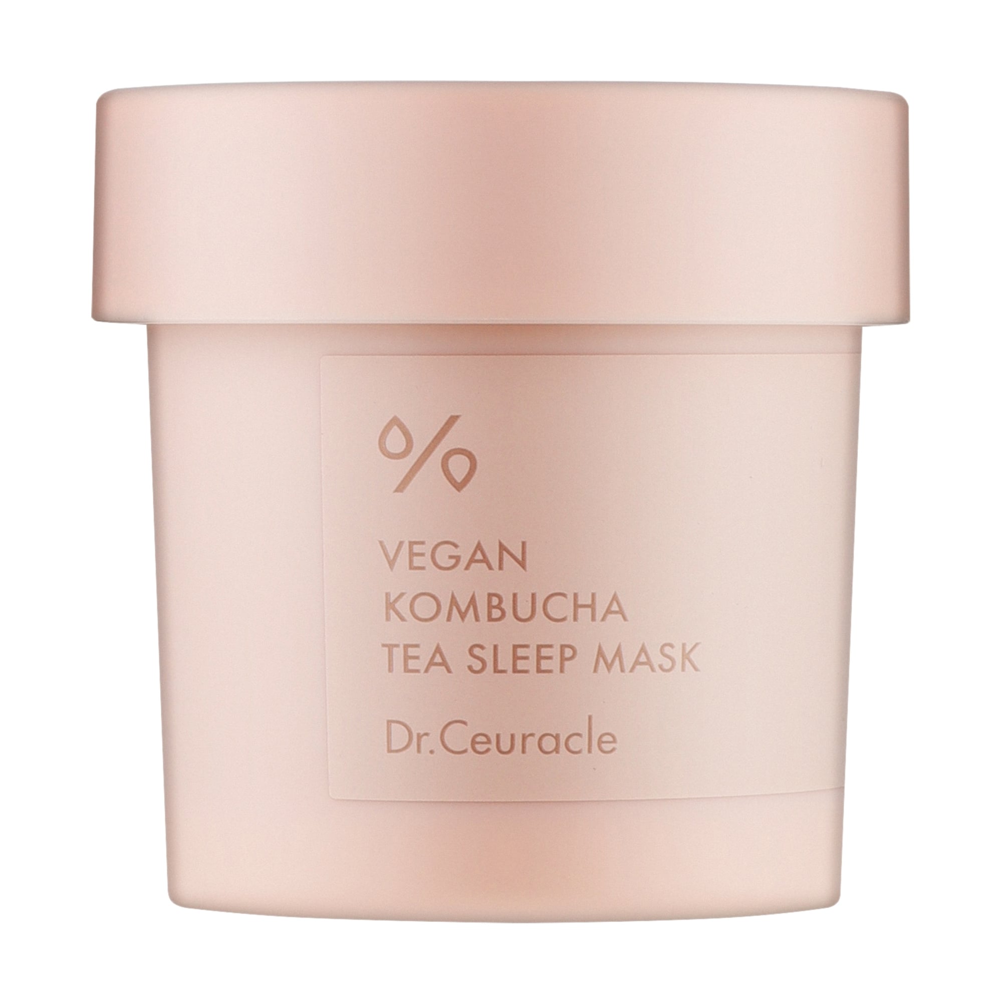 Веганська зволожувальна антиоксидантна маска для обличчя Dr.Ceuracle Vegan Kombucha Tea Sleep Mask з екстрактом комбучі та бакучіолом, 100 г