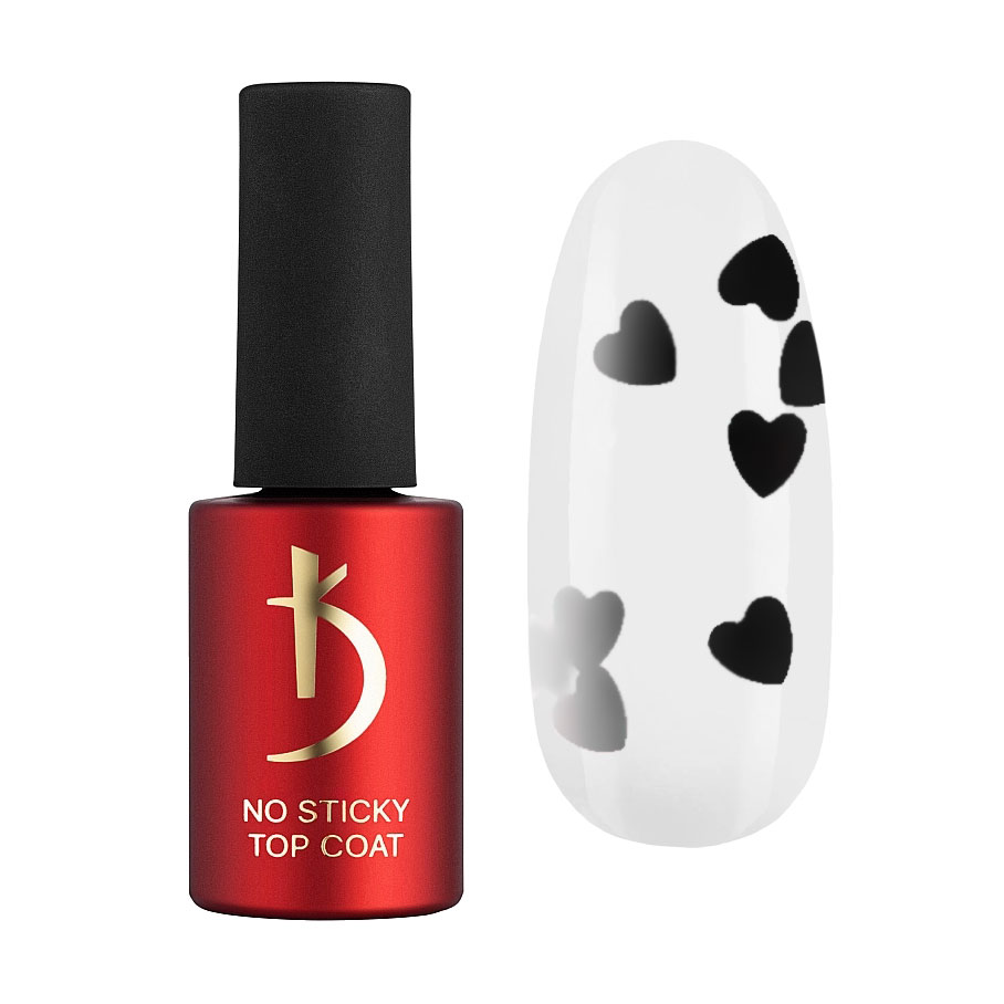 Верхнє покриття для гель-лаку Kodi Professional No Sticky Top Coat Art без липкого шару, 22, 7 мл