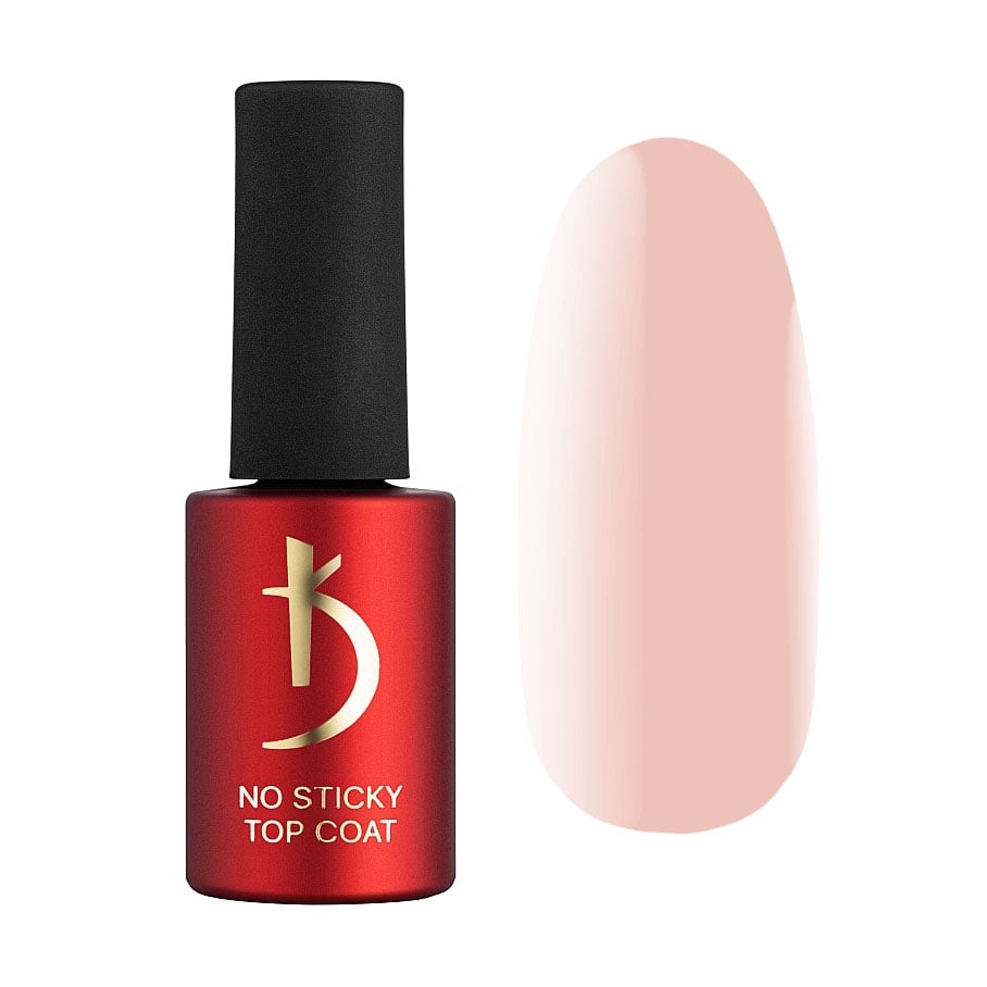 Верхнє покриття для гель-лаку Kodi Professional No Sticky Top Coat Natural Top без липкого шару, 06, 7 мл