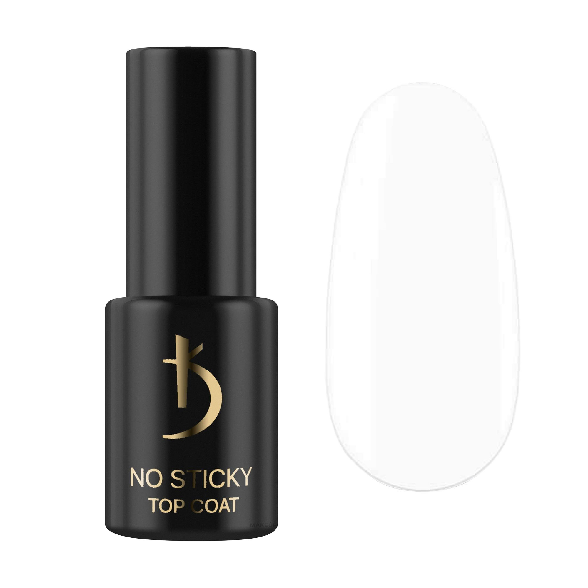 Верхнє покриття для гель-лаку Kodi Professional No Sticky Top Coat без липкого шару, Milky, 12 мл