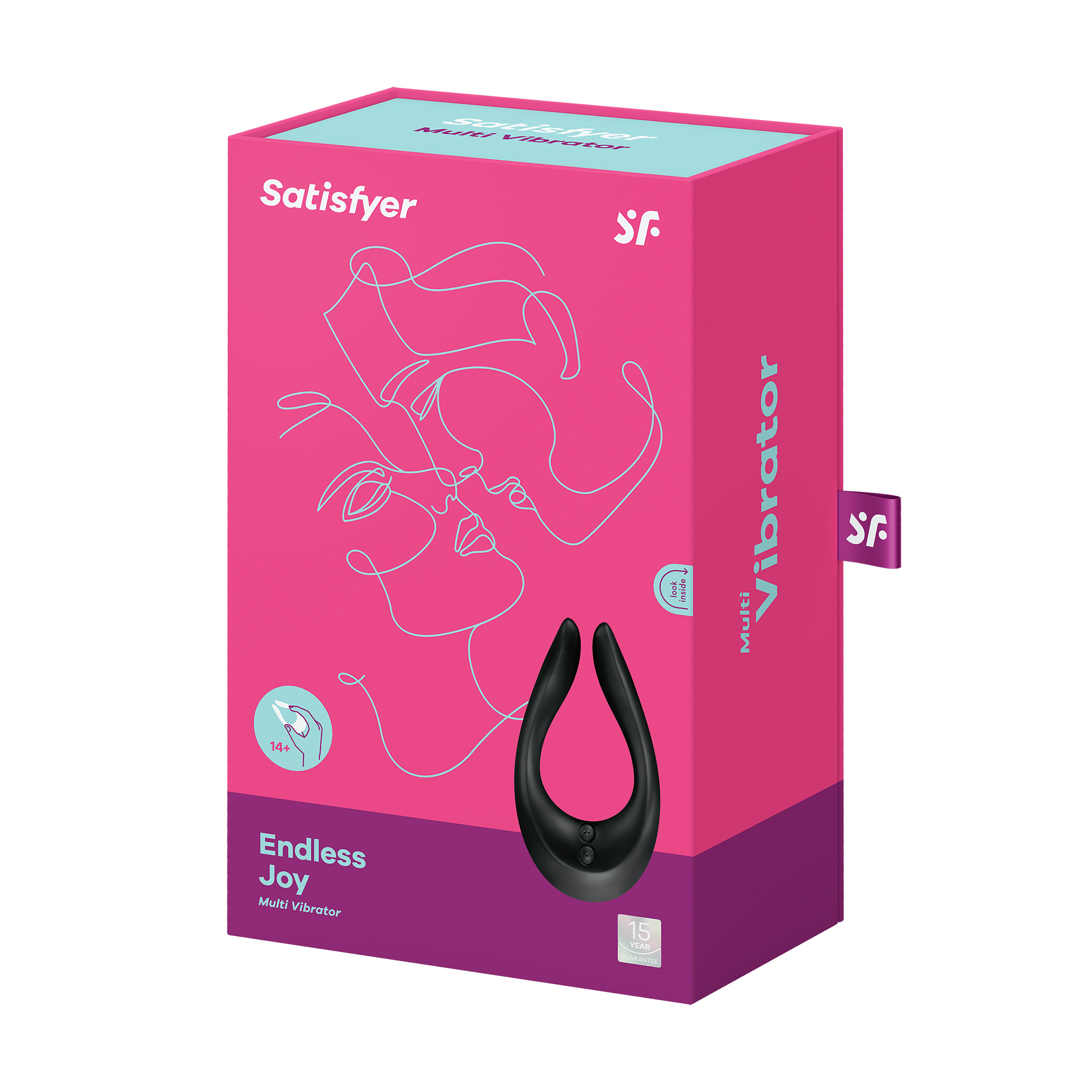 Вібратор для пар Satisfyer Endless Joy Multi Vibrator чорний, 1 шт