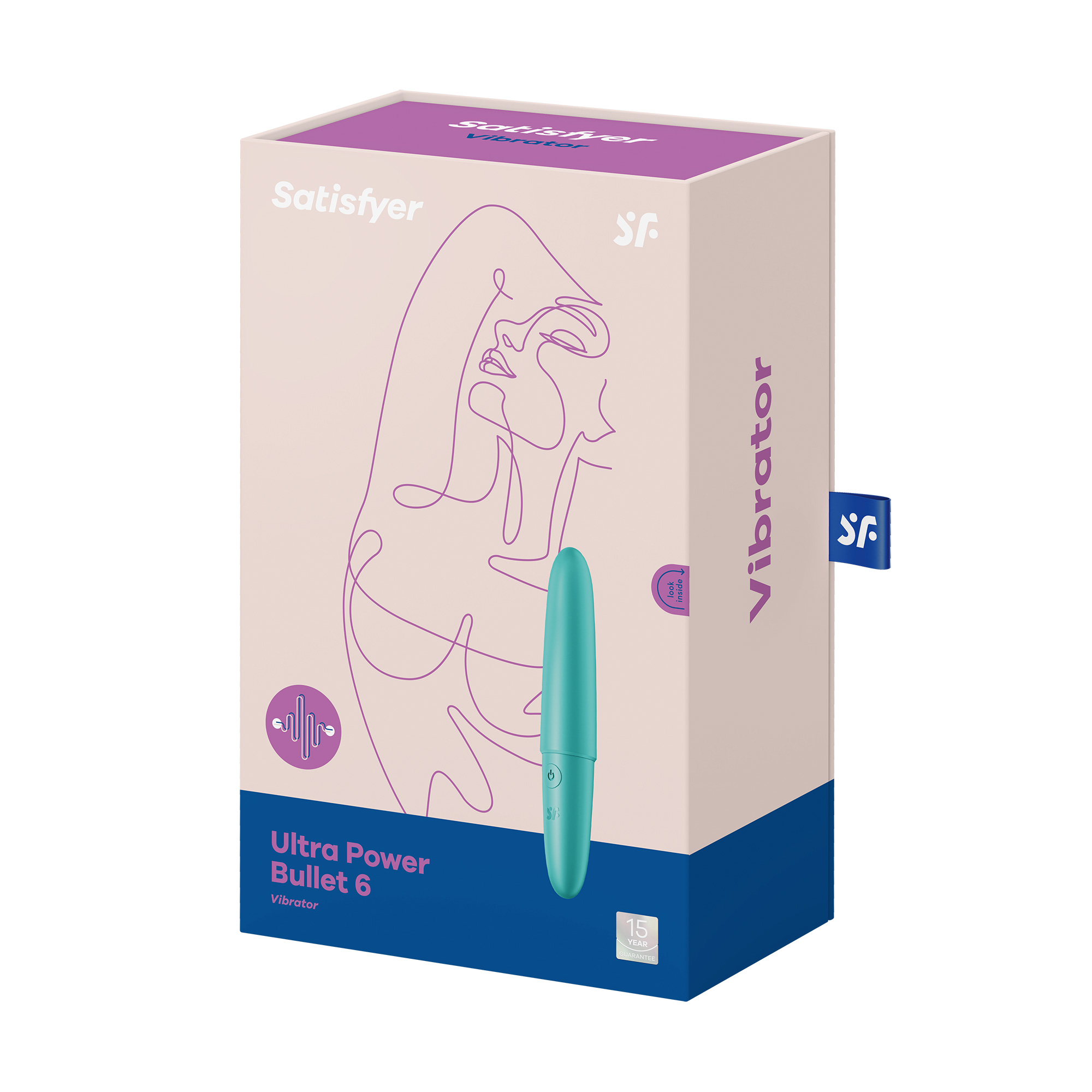 Віброкуля Satisfyer Ultra Power Bullet 6 Vibrator бірюзова, 1 шт
