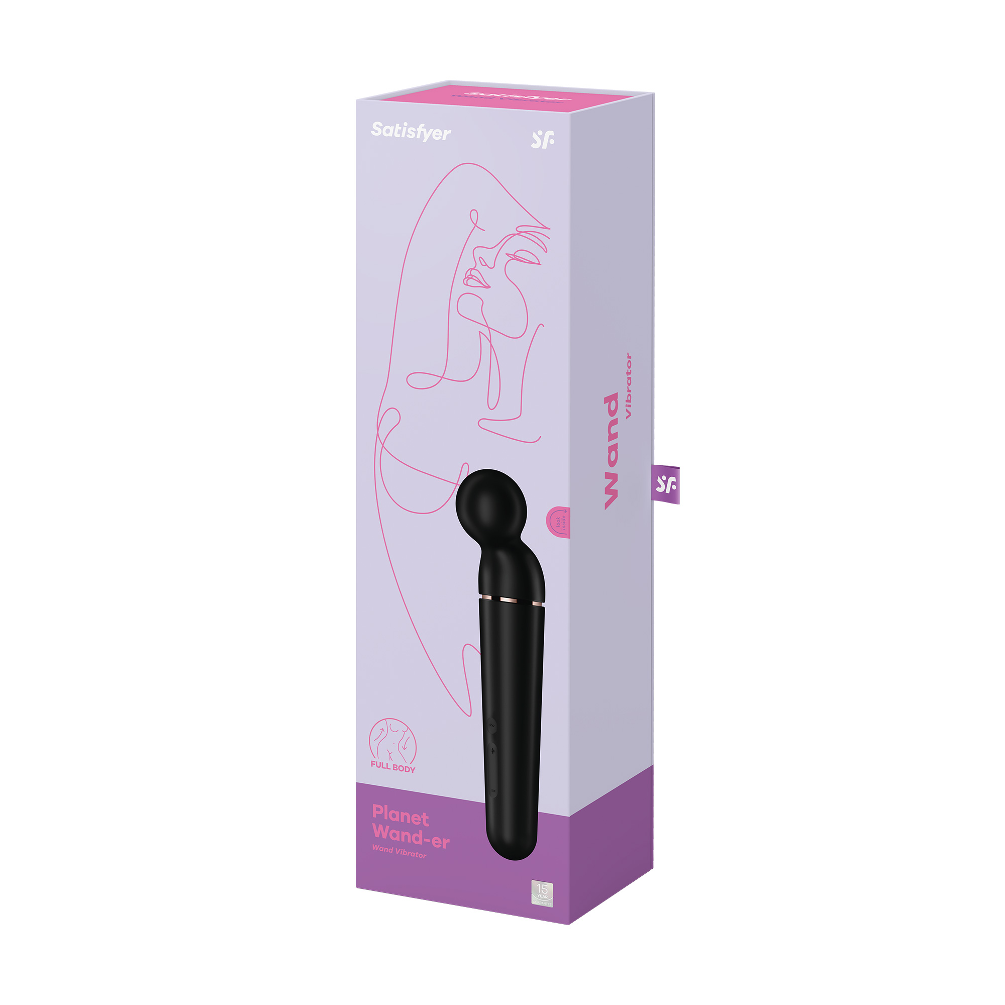 Вібромасажер Satisfyer Planet Wand-er Wand Vibrator чорний, 1 шт