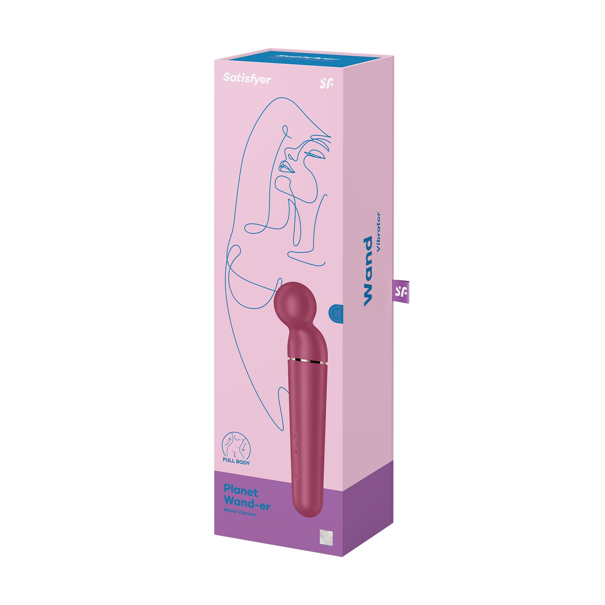 Вібромасажер Satisfyer Planet Wand-er Wand Vibrator червоний, 1 шт