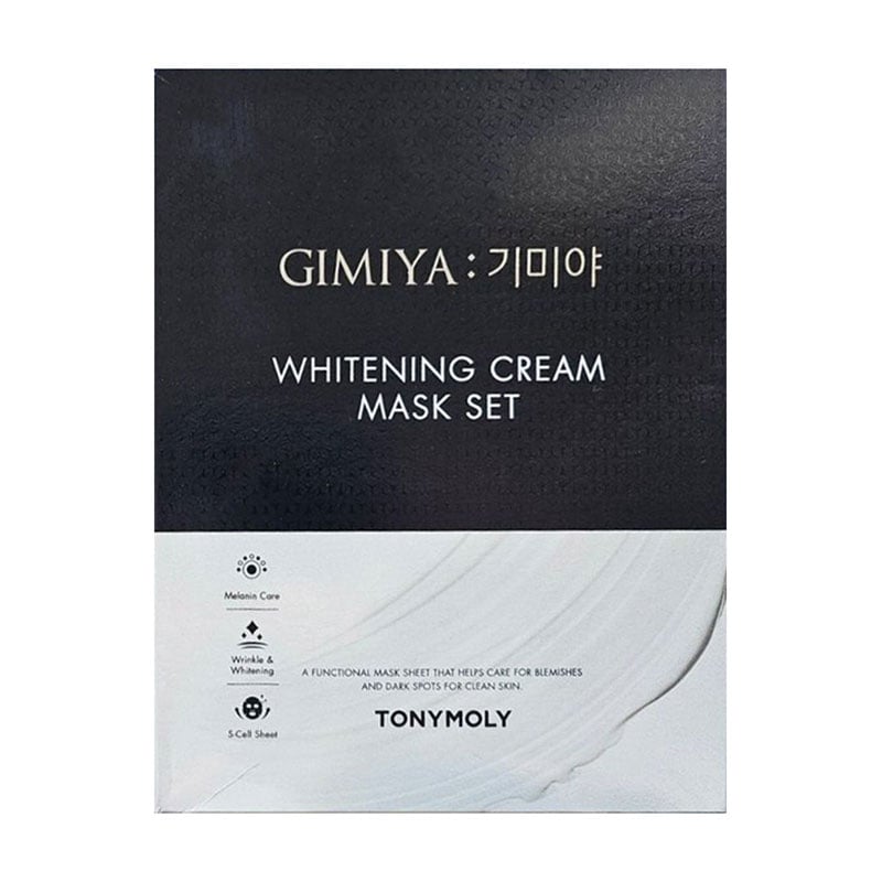 Відбілювальна тканинна крем-маска для обличчя Tony Moly Gimiya Whitening Cream Mask, 10*25 мл
