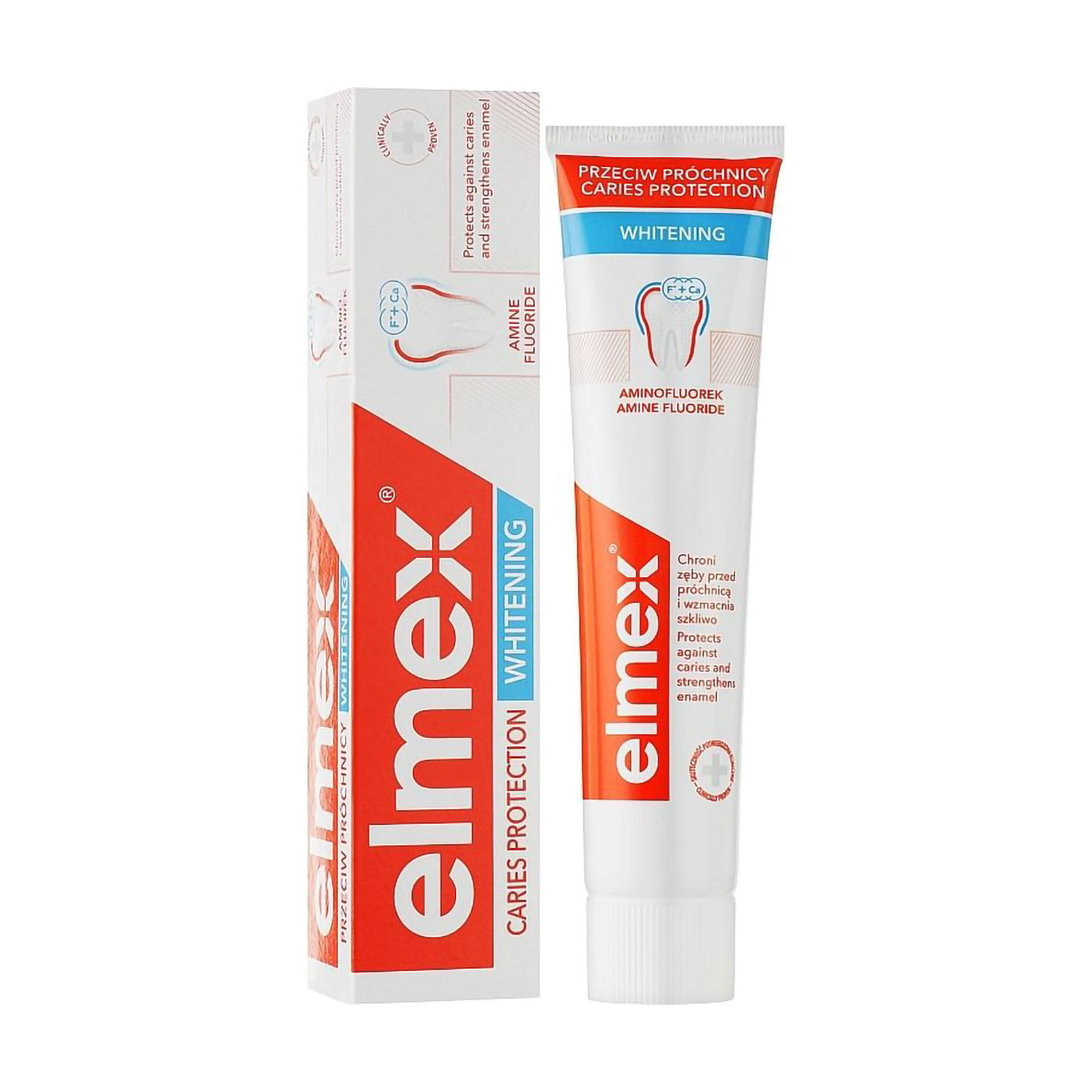 Відбілювальна зубна паста Elmex Caries Protection Whitening від карієсу, 75 мл