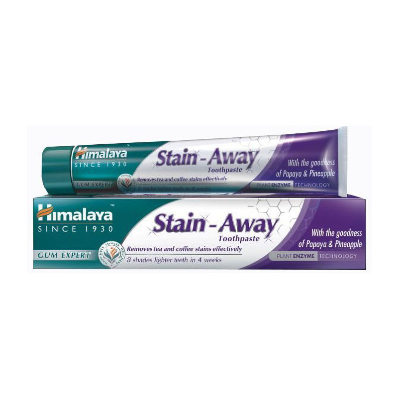 Відбілювальна зубна паста Himalaya Herbals Stain-Away Toothpaste, 75 мл