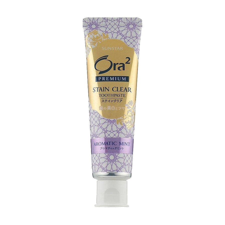 Відбілювальна зубна паста SUNSTAR Ora2 Premium Stain Clear Toothpaste, духмяна м'ята, 100 г