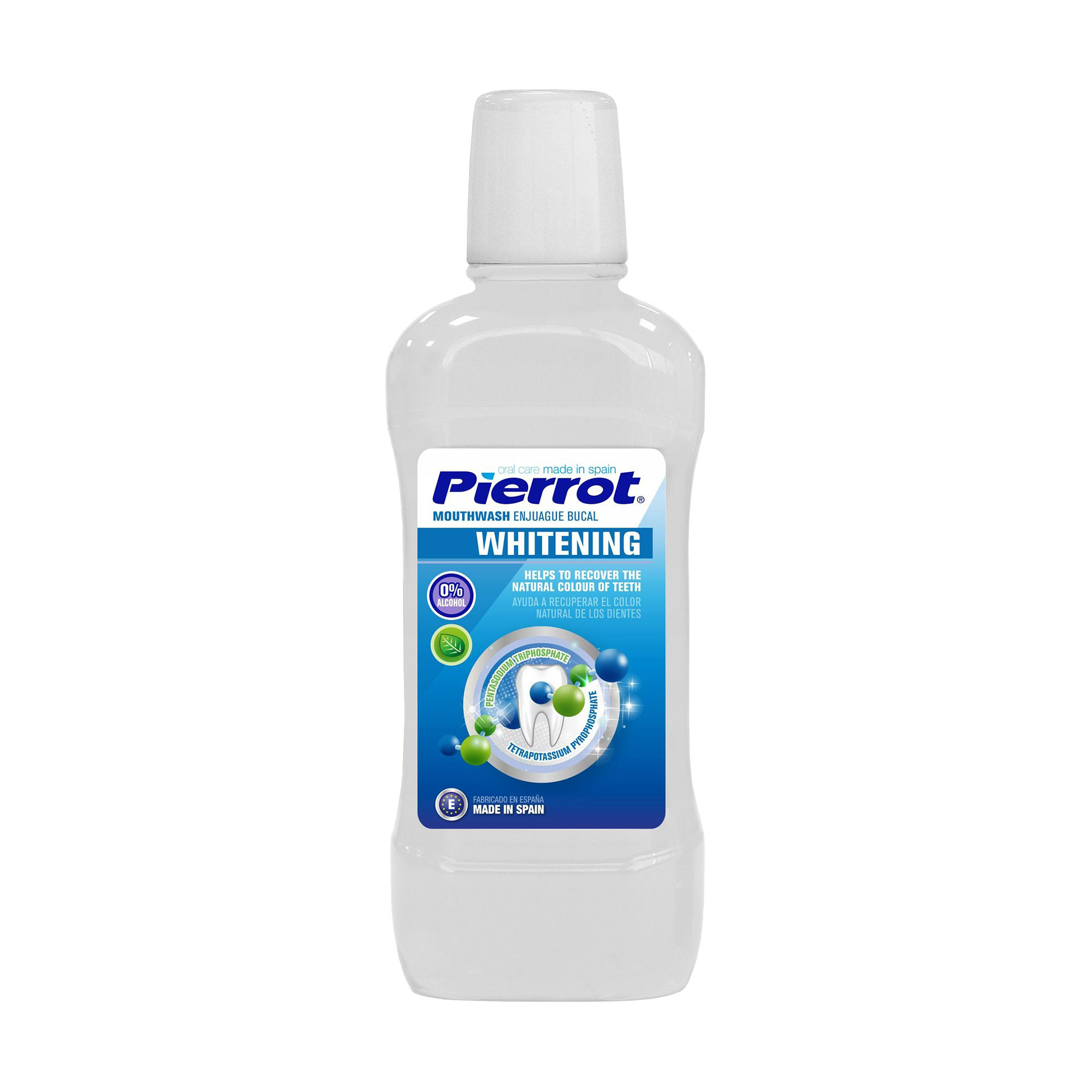 Відбілювальний ополіскувач для ротової порожнини Pierrot Whitening Mouthwash, 500 мл