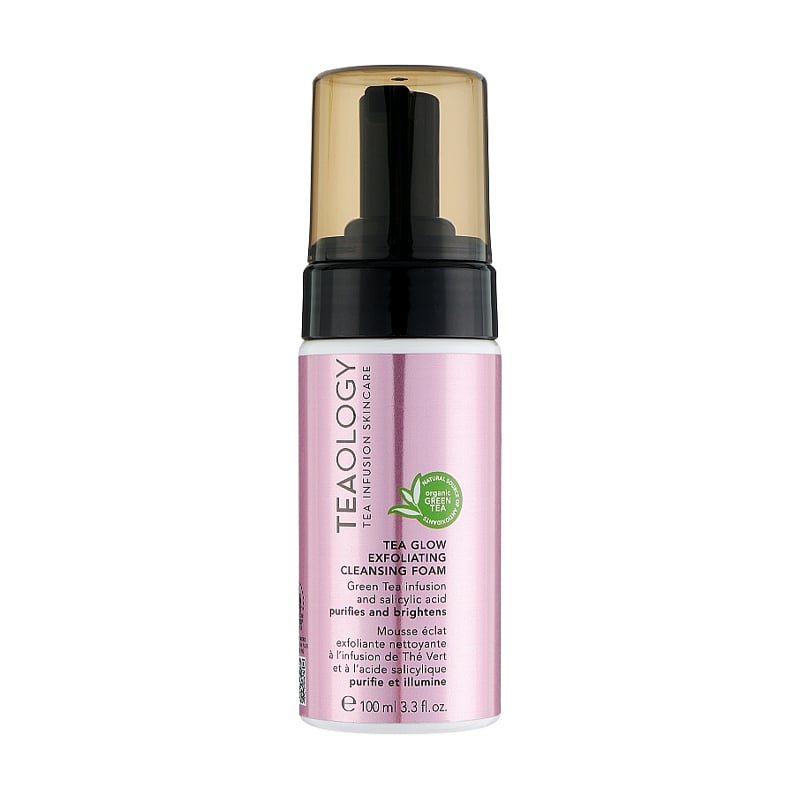 Відлущувальна очищувальна пінка для обличчя Teaology Tea Glow Exfoliating Cleansing Foam, 100 мл