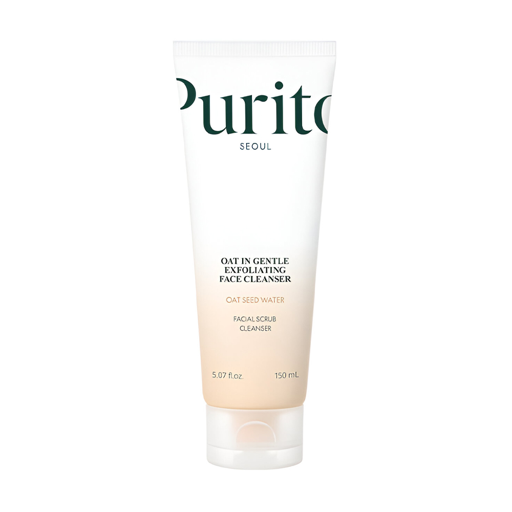 Відлущувальна пінка для вмивання Purito Seoul Oat In Gentle Exfoliating Face Cleanser з насінням вівса, 150 мл