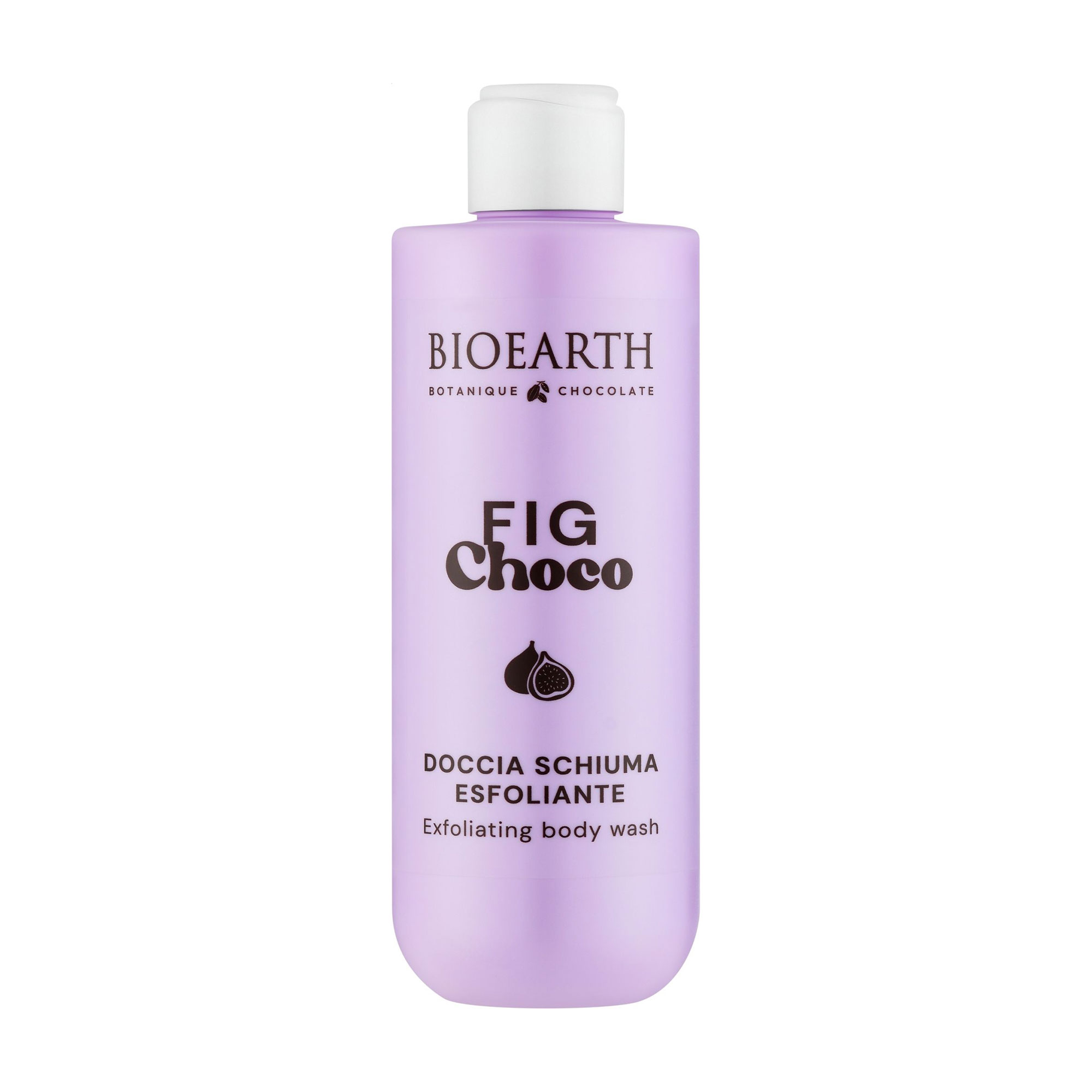 Відлущувальний гель для душу Bioearth Botanique Chocolate Fig Choco Exfoliating Body Wash, 250 мл