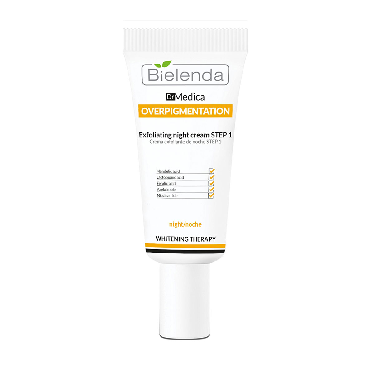 Відлущувальний нічний крем для обличчя Bielenda Dr Medica Overpigmentation Exfoliating Night Cream Step 1, 30 мл