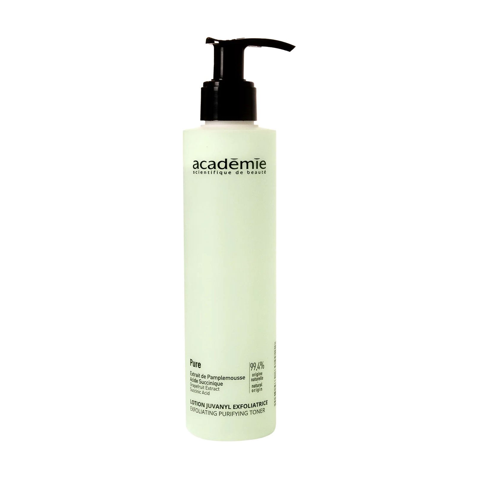 Відлущувальний очищувальний лосьйон-тонер для обличчя Academie Exfoliating Purifying Toner, 200 мл
