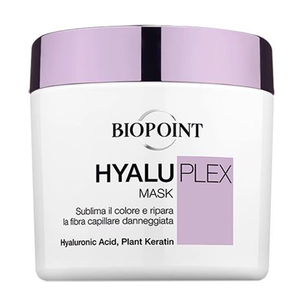Відновлювальна маска Biopoint Hyaluplex Mask для фарбованого та пошкодженого волосся, 200 мл