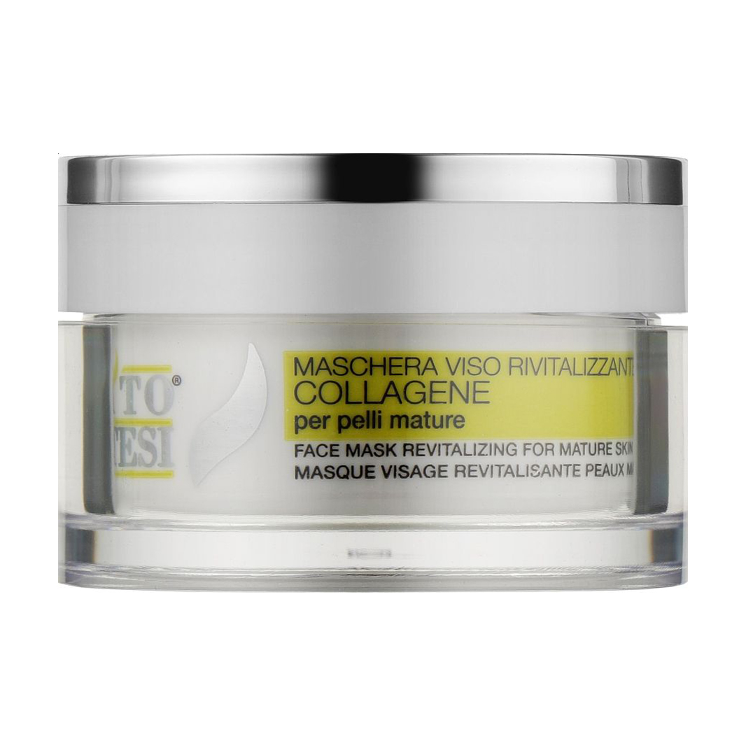 Відновлювальна маска для обличчя Phyto Sintesi Face Mask Revitalizing для зрілої шкіри, з колагеном, 50 мл