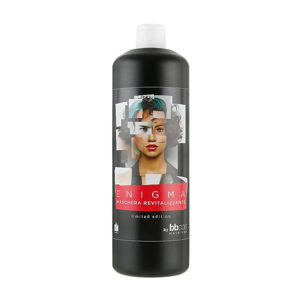 Відновлювальна маска для волосся BBcos Enigma Maschera Revitalizzante з гіалуроновою кислотою та екстрактом граната, 1 л