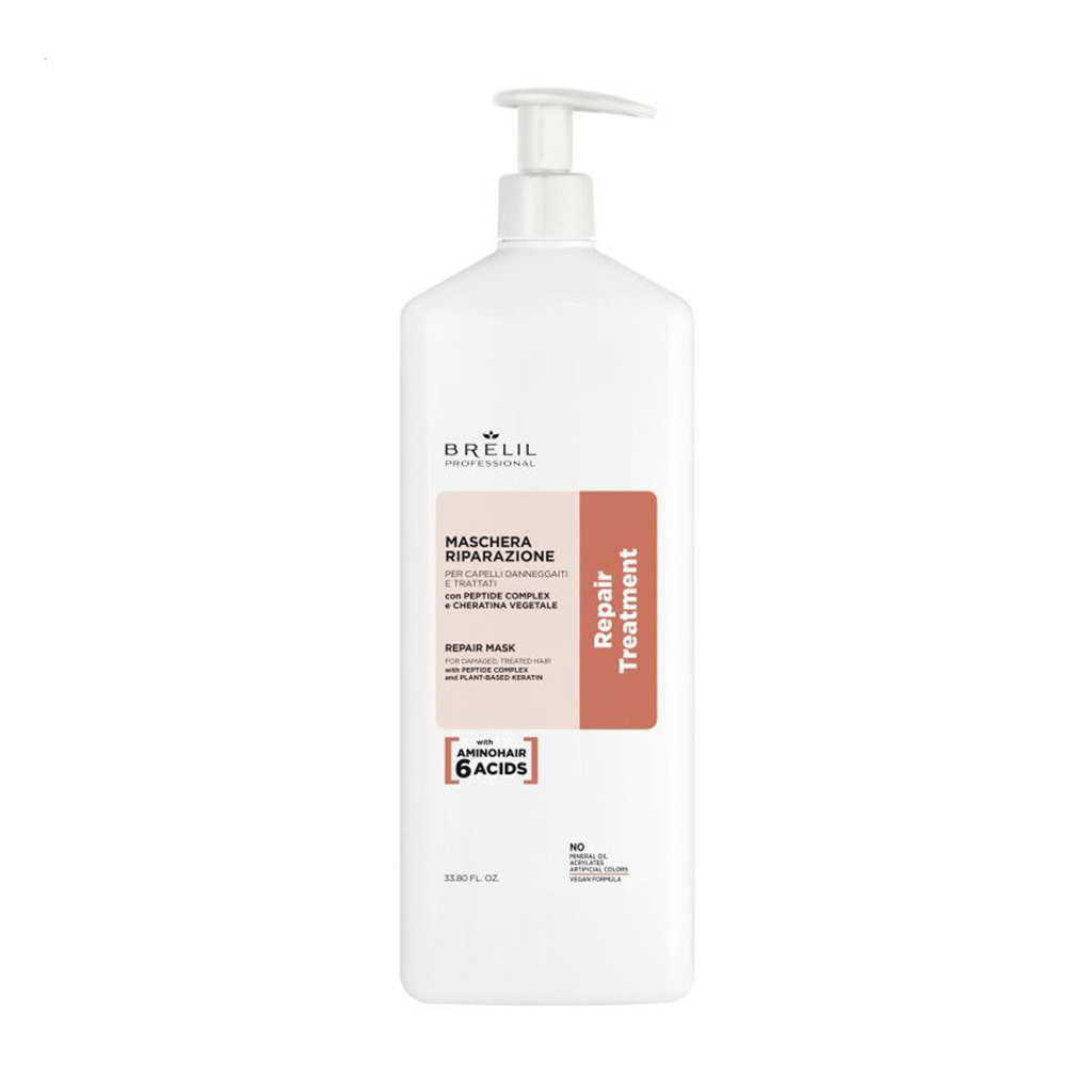 Відновлювальна маска для волосся Brelil Repair Treatment Repair Mask, 1 л