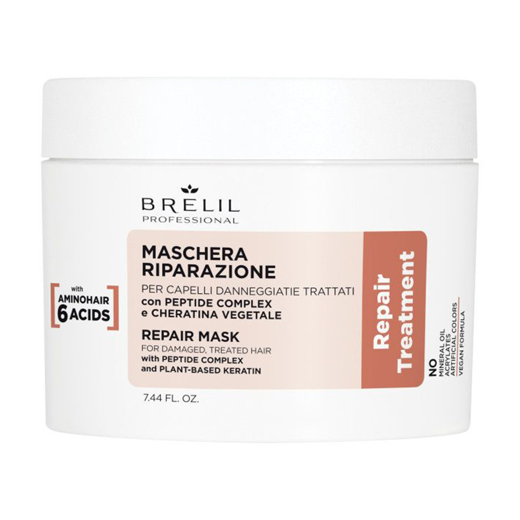 Відновлювальна маска для волосся Brelil Repair Treatment Repair Mask, 220 мл