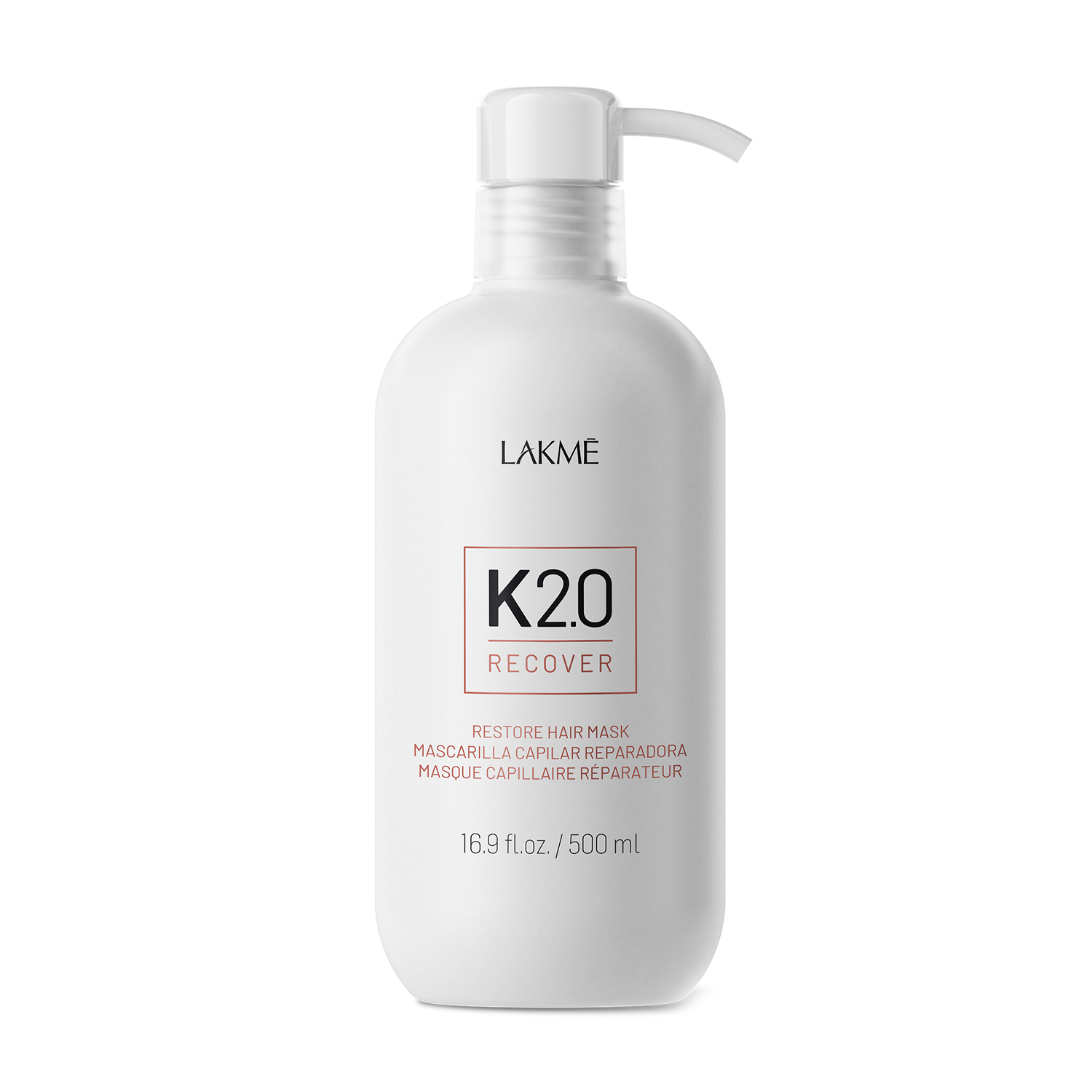 Відновлювальна маска для волосся Lakme К2.0 Recover Restore Hair Mask, 500 мл