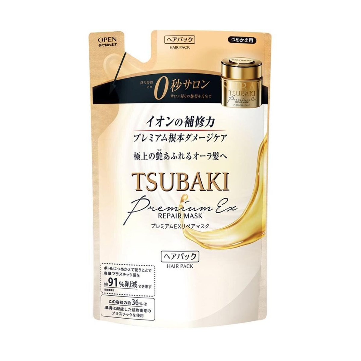 Відновлювальна маска для волосся Shiseido Tsubaki Premium EX Repair Mask, 150 г (дойпак)